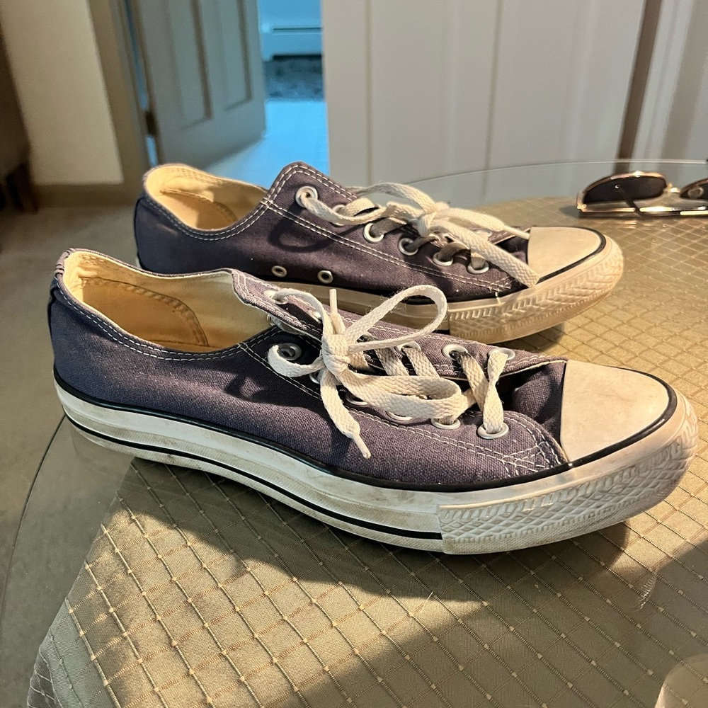 Navy blue Converse Chuck Taylor All Star sneakers